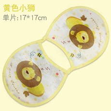 手臂睡墊 寶寶餵奶哺乳墊 夏季嬰兒冰珠涼墊 手臂枕 涼爽凝膠新生兒冰墊 手臂涼席 散熱墊 餵奶神器 透氣冰珠手臂枕夏涼墊, 1個, 黃色獅子