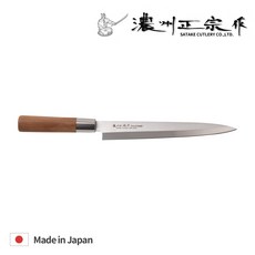 [사타케] 노슈 마사무네 너트브라운 사시미 일본 식도 칼 japan, 단품, 1개