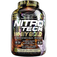 MUSCLETECH Nitro Tech Way Gold 經典紐約漿果芝士蛋糕, 1個, 2.51 公斤