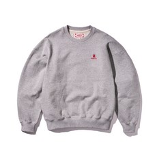 EVERYDAY 에이카화이트 AECA클로버 스웨트 셔츠-GREY