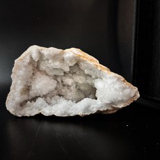 摩洛哥白水晶簇，細膩光澤雪晶，礦石擺件，1個, 1個