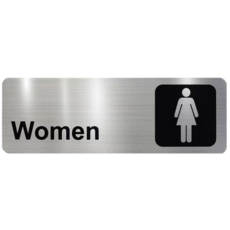 케이엠 알루미늄 UV코팅 남녀공용 화장실 표지판, ﻿Women, 1개