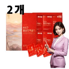 홍삼 진액 골드 6년근 농축액 70ml 31포 사은품 1포함, 2세트, 30회분