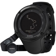 SUUNTO순토 앰비티2 블랙 GPS 및 심박수 모니터 시계, 1개