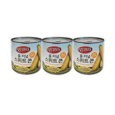 코스트코 리치스 홀커널 스위트콘 옥수수콘 캔 통조림 샐러드, 340g, 3개