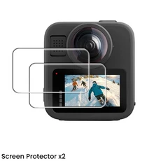 GoPro MAX 2 실리콘 케이스 렌즈 캡 커버 강화 유리 강력한 보호기 Max2 액세서리용, 01 E2017-2