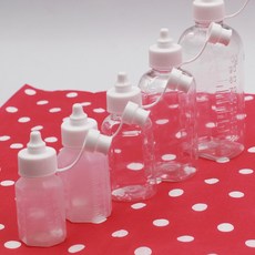 뚜껑 일체형 아기 투약병 일회용 약병 100개, PET(딱딱이)30cc(일체형)