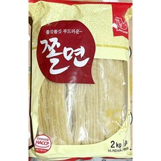 대용량 냉동 쫄면 사리 2kg 얇은 쫄면면 가는 물쫄면, 1개