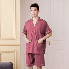 남성용 라미 커플 목욕가운 빅사이즈 온천 마사지용