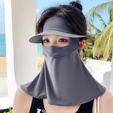 2026沙漠防沙防晒面罩女夏全脸防紫外线脸基尼遮阳口罩护颈一体帽