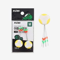 키우라 K-149 원형스토퍼 컬러 찌멈춤고무, M(1.5~2.5호), 1개