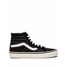 반스 스케이트 하이 38 DX "블랙/화이트" 스니커즈