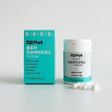 와글와글펫 반려동물 플로라 프로바이오틱스 유산균, 1개, 장건강/유산균, 30정