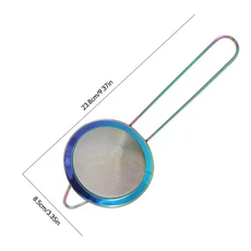 304 스테인레스 스틸 원추형 칵테일 스트레이너 맥주 커피 오일 바 도구 파인 메쉬, Color 8.5cm