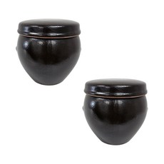 [왓위셀] 작은 항아리 미니 옹기 단지 현관 소금단지, 2p