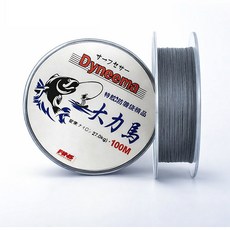 PROHIT 고강도 4x PE 합사 낚시줄 입질감도 강화 100M, 그레이, 1개