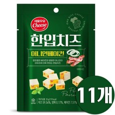 서울우유 한입치즈 어니언베이컨 11개, 35g, 치즈