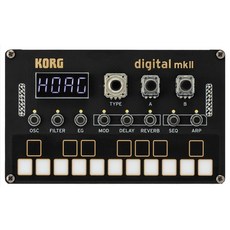 KORG 코르그NTS-1 digital kit mkII PROGRAMMABLE SYNTHESIZER KIT, 블랙, NTS1DIGITAL2, 1개