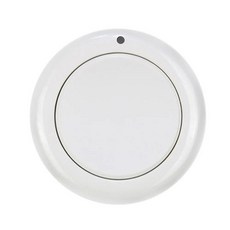 1개의 단추 둥근 433Mhz 무선 원격 제어 스위치 SOS 공황 단추 초인종 EV1527 칩 학습 유형, 1개