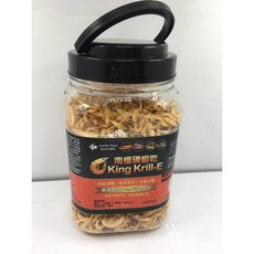 邦邦水族 絕色乾燥南極蝦 烏龜/爬蟲/鼠/鳥/魚/龍魚/血鸚鵡飼料, 1罐2300ml, 1個, 1罐2300ml