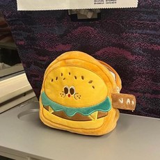 可愛漢堡包拍立得相機包出遊便攜式拍立得相機相片手包卡通可愛包, 1個, 漢堡包