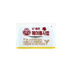 오뚜기 오쉐프 메이플시럽 일회용 업소용 디스펜팩 11g 120개, 11ml
