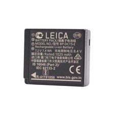 라이카 BP-DC15 D-lux8/7 USB LCD 카메라 typ109, A. DLUX 배터리 18544 포장 없음