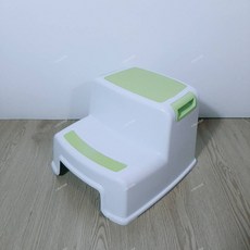 E元堂 兒童兩層踏腳凳 防滑穩固設計 適用於洗手與如廁, 綠色(超商限2個), 綠色