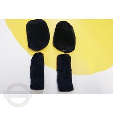 마스온 킥보드 방한소품 오토바이 핸들 커버 블랙