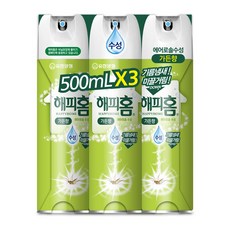 해피홈 에어로솔 수성 모기퇴치제 가든향, 500ml, 6개