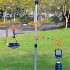 캠핑용 랜턴 걸이 다용도 접이식 야외 양방향 랜턴 걸이 텐트 타프 액세서리 소품