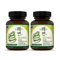상쾌한 변수 알로에정 120정, 2개, 37.2g