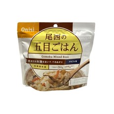 Onisi 尾西食品乾燥飯 什錦風味飯 即食方便米飯 防災儲備糧食, 1包, 100g