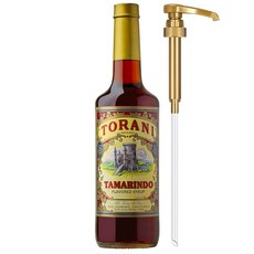 토라니 커피 시럽 음료용 마카다미아 너트 향료 펌프가 유리병 25.4 포함된 fl oz, Tamarind, 1개, 750ml
