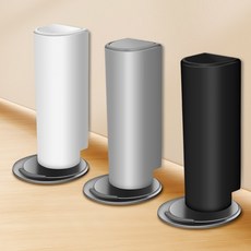 무타공 도어스토퍼 103 말발굽 말굽 현관문 현관 방문 출입문 방화문 원터치 반자동 고정 무자국 자석, 백색