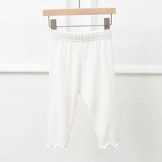 프릴 장식 5부 여아 레깅스