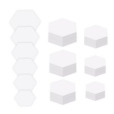 재봉 프로젝트를 위한 600Pcs 육각형 종이 조각 모양 패치워크 종이 조각 종이 조각 퀼팅 템플릿