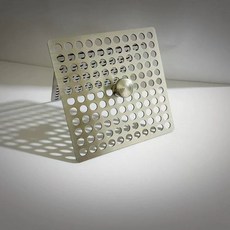 배수구 덮개 손잡이 하수구 필터 거름망, 1개, N. 손잡이가 달린 0.6cm 정사각형