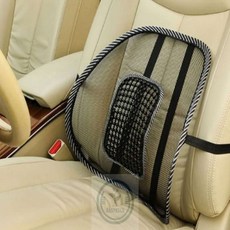 해신잡화점 자동차시트 통풍등받이쿠션 자동차허리쿠션 운전석등받이, one, 1개