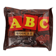 롯데웰푸드 ABC 초콜릿, 65g, 5개