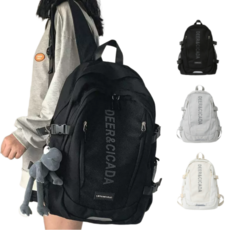 라이프윙 데일리 캐주얼 백팩 남녀공용 가벼운 여행용 가방 커플용 학생용