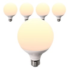 LISHIN Vitson LED球泡燈 短版 G95 12W, 5個, 燈泡色