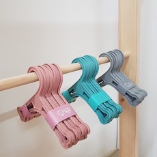 푸르미 강아지 옷걸이 옷정리 미니옷걸이 행거본, 10개, 민트