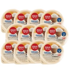 햇반 이천명품쌀밥, 210g, 12개