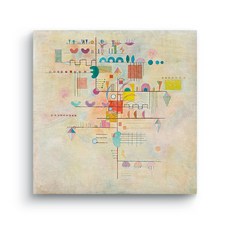 엘티에프티 캔버스 명화 그림액자 - 바실리 칸딘스키 - 부드러운 악센트 (Gentle accent), 2. S_캔버스 6호(32cm x 32cm)