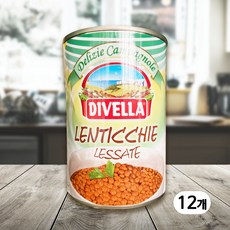 디벨라 렌틸스 콩 통조림 400g 12개