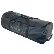 游龍潛水 BEUCHAT EXPLORER ROLL 長蛙拖輪袋 潛水裝備袋，潛水裝備收納，大容量耐磨材質，拖輪設計方便移動, 黑色