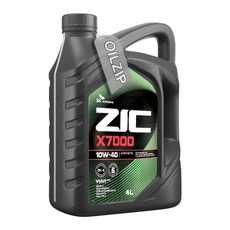 지크 X7000 10W40 4리터/최신 유로6 차량에 적합, 1개, 10W40 CJ-4
