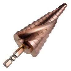 J-One 3刃不鏽鋼用階梯鑽 6~35mm 13階, 1個