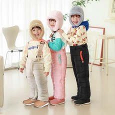 [BAY-B] 키즈 스키복 유아 아동 스키바지 배색 이글루 스키팬츠